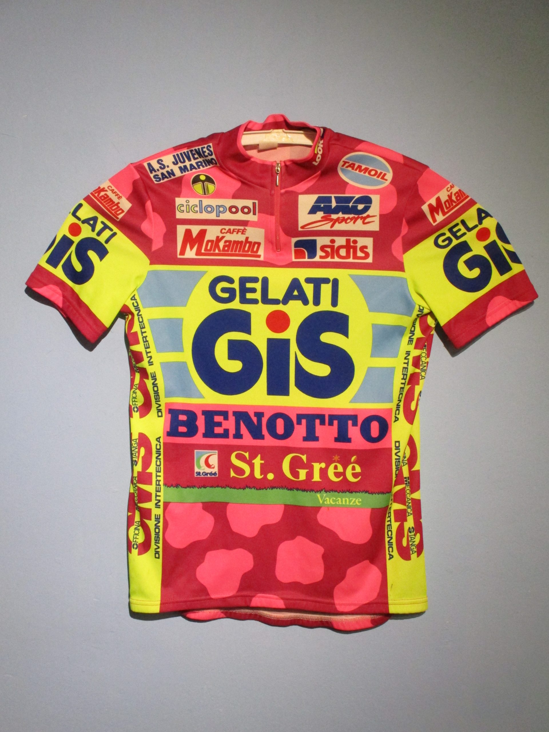 CHEMISE DE CYCLISME VINTAGE ANNÉES 90 MAILLOT HISTOR SIGMA DE