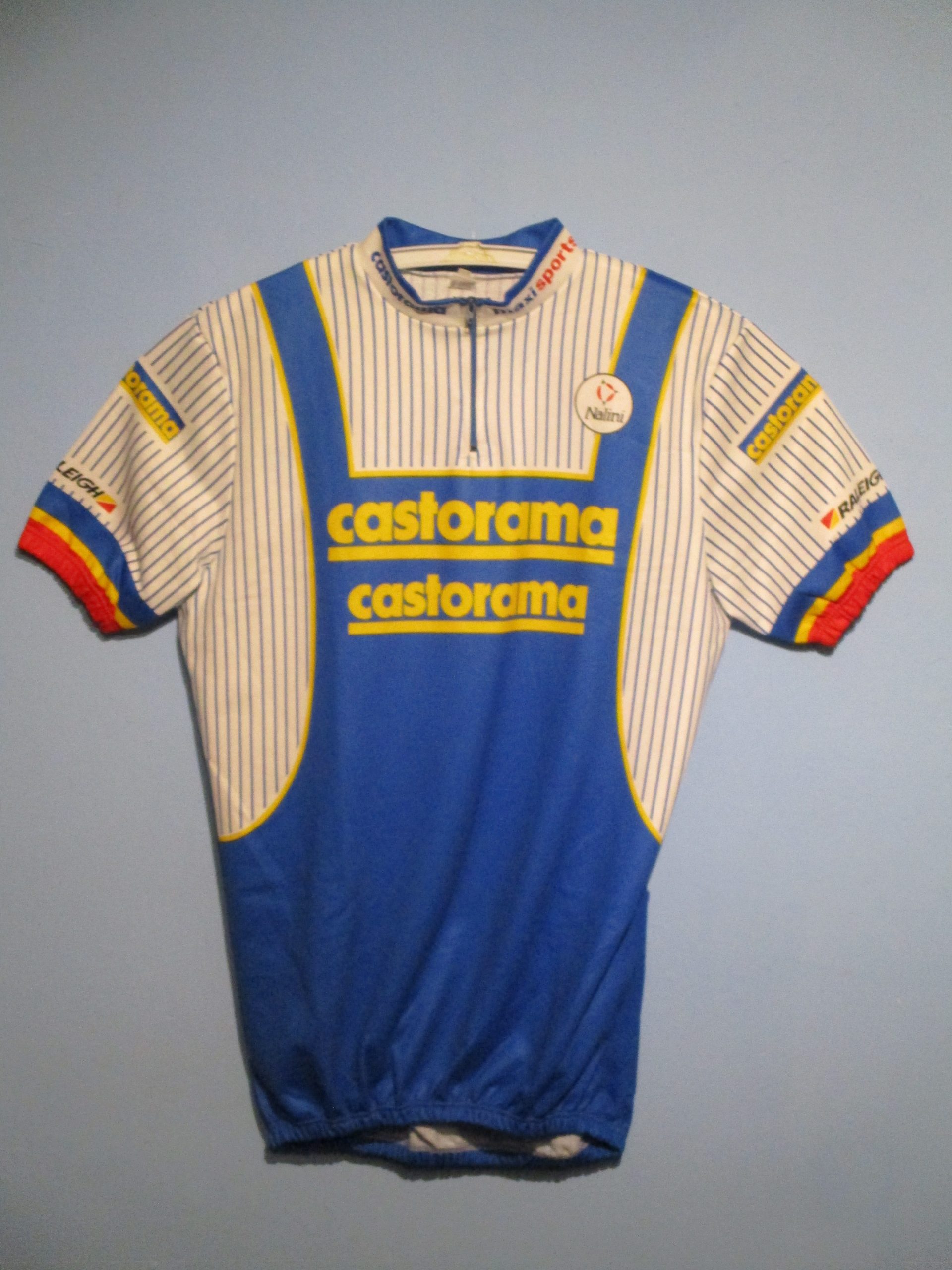 Maillot Cyclisme Nalini Vintage Vraiment Cool - Taille M - Idéal Pour Vélo Route Ou Urbain - Motif Coloré Et Style Rétro