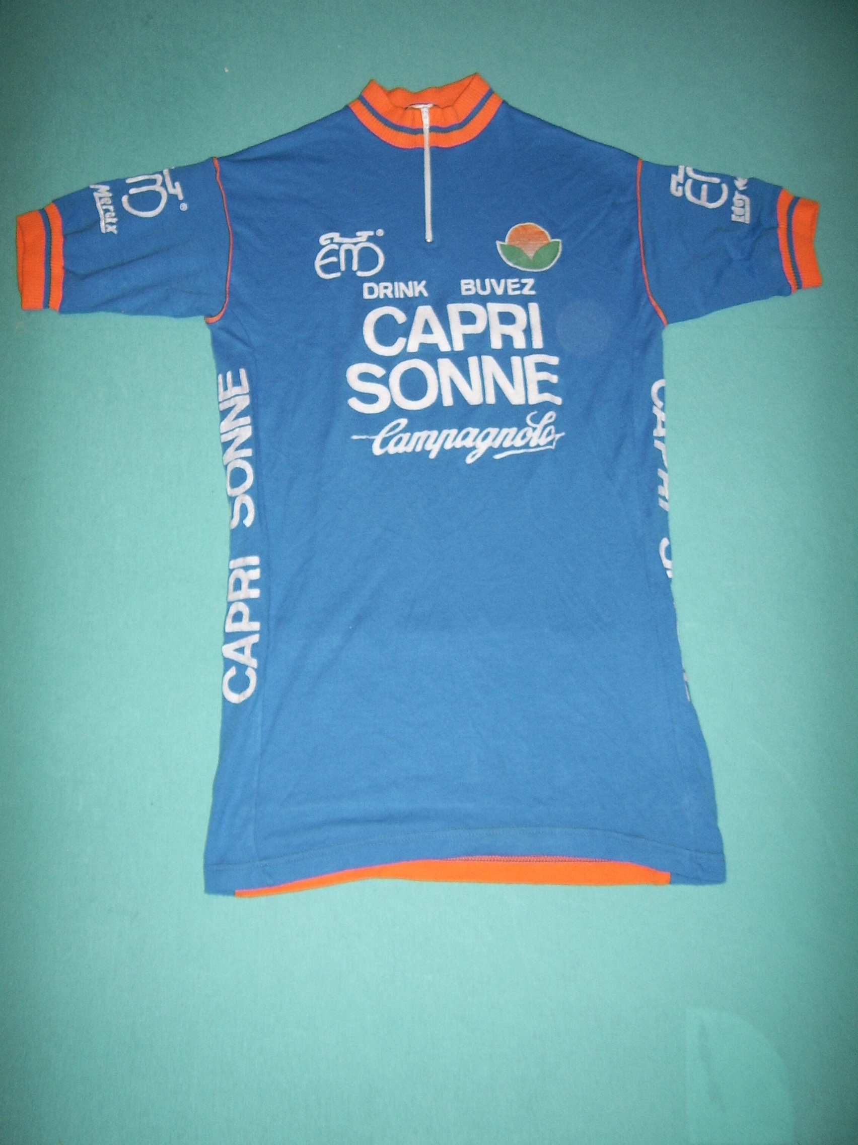 CAPRI SONNE (b)-CAMPAGNOLO-EDDY MERCKX 1982 CYCLING SHIRT - Ton 