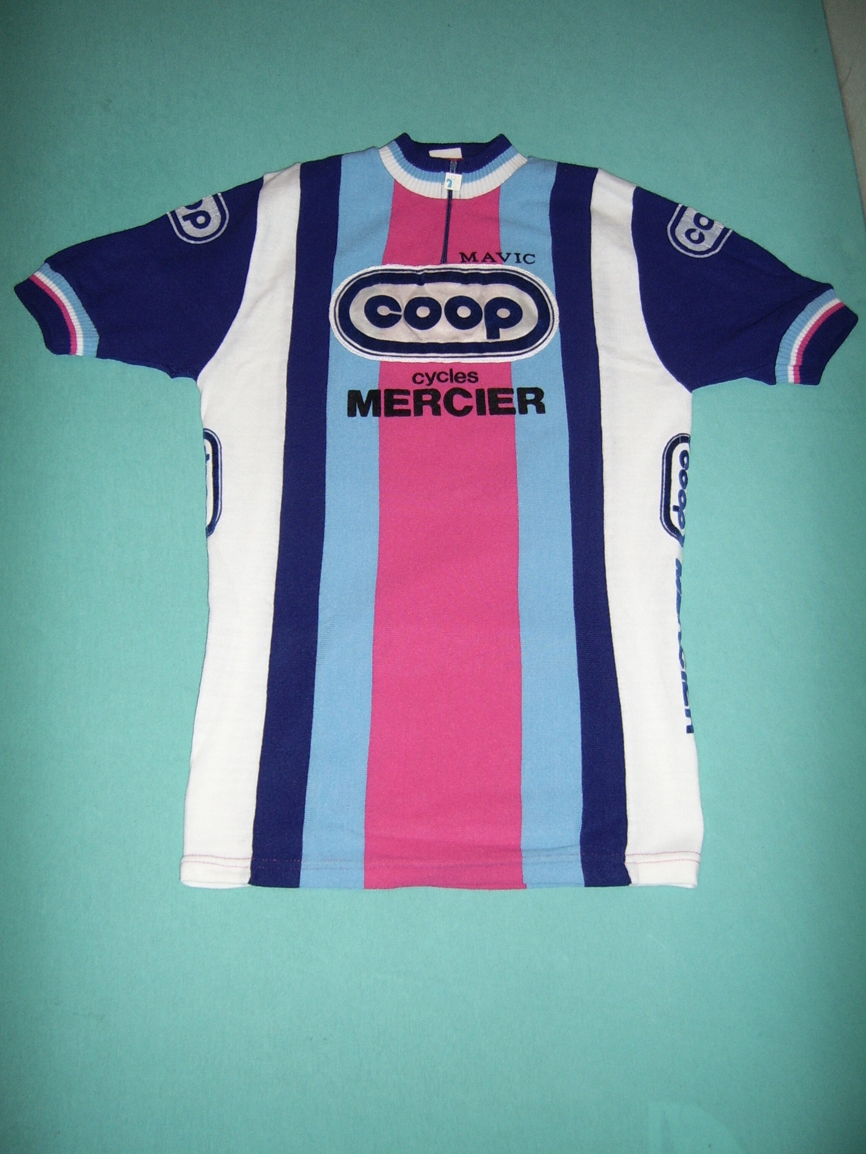 COOP (a)-MERCIER 1982 CYCLING SHIRT - Ton Merckx サイクル ジャージ