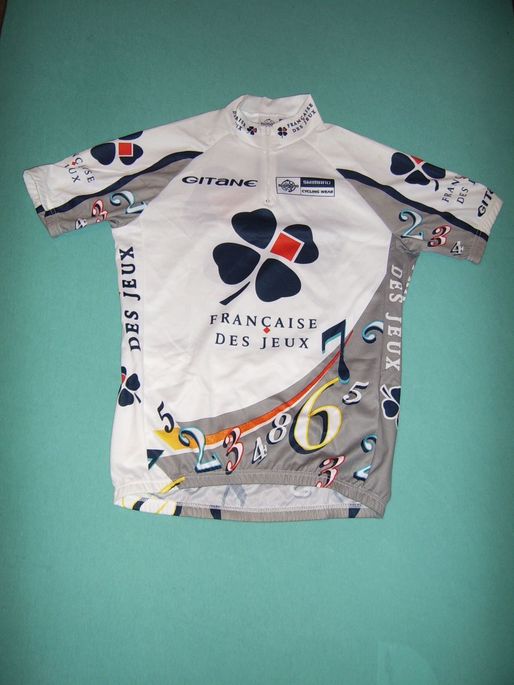 Veste De Cyclisme Sibille Française Des Jeux - Synthétique, Taille 3XL, Occasion