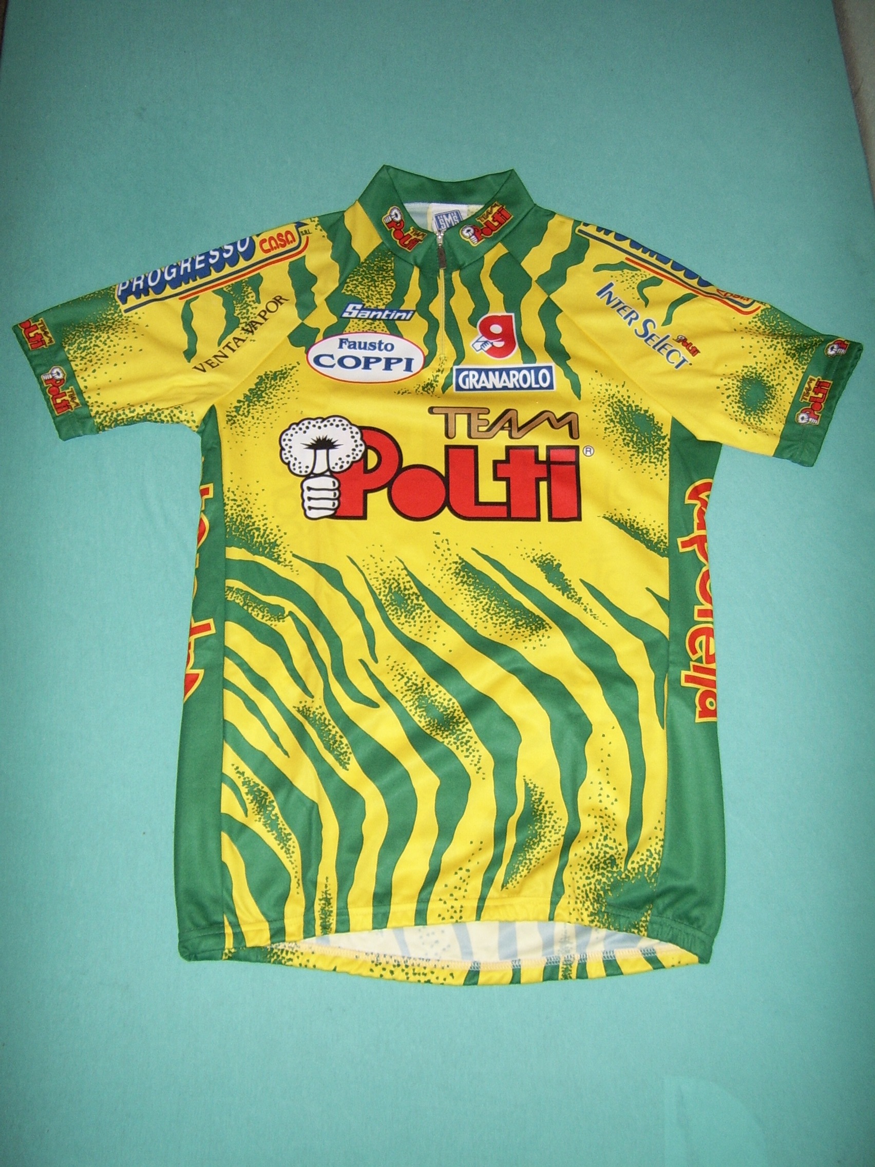 SANTINI Fausto COPPI TEAM POLTI サイクルジャージ XL