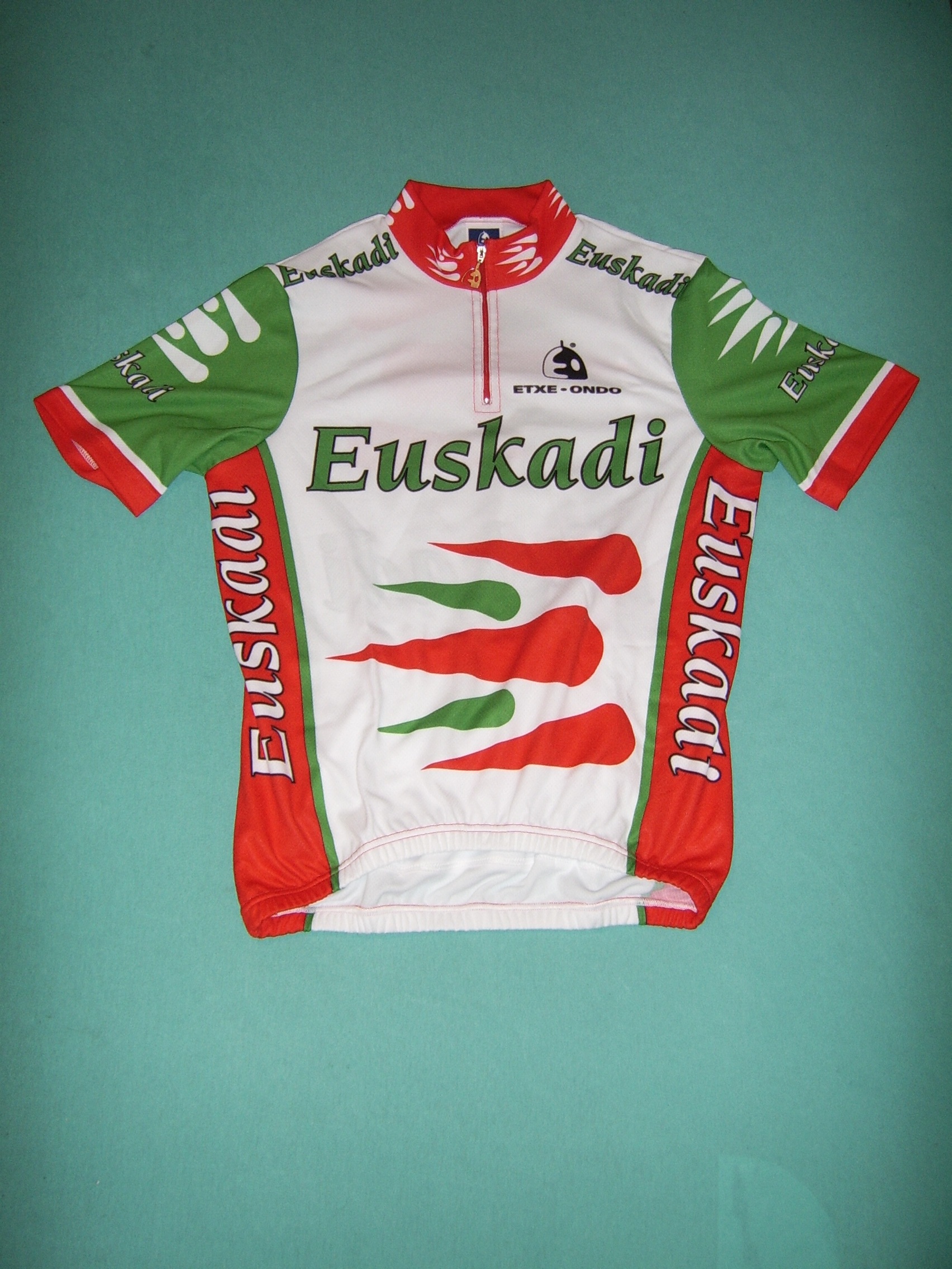 Maillot cycliste Euskadi 1994 Etxe-Ondo vintage jersey intégral shirt