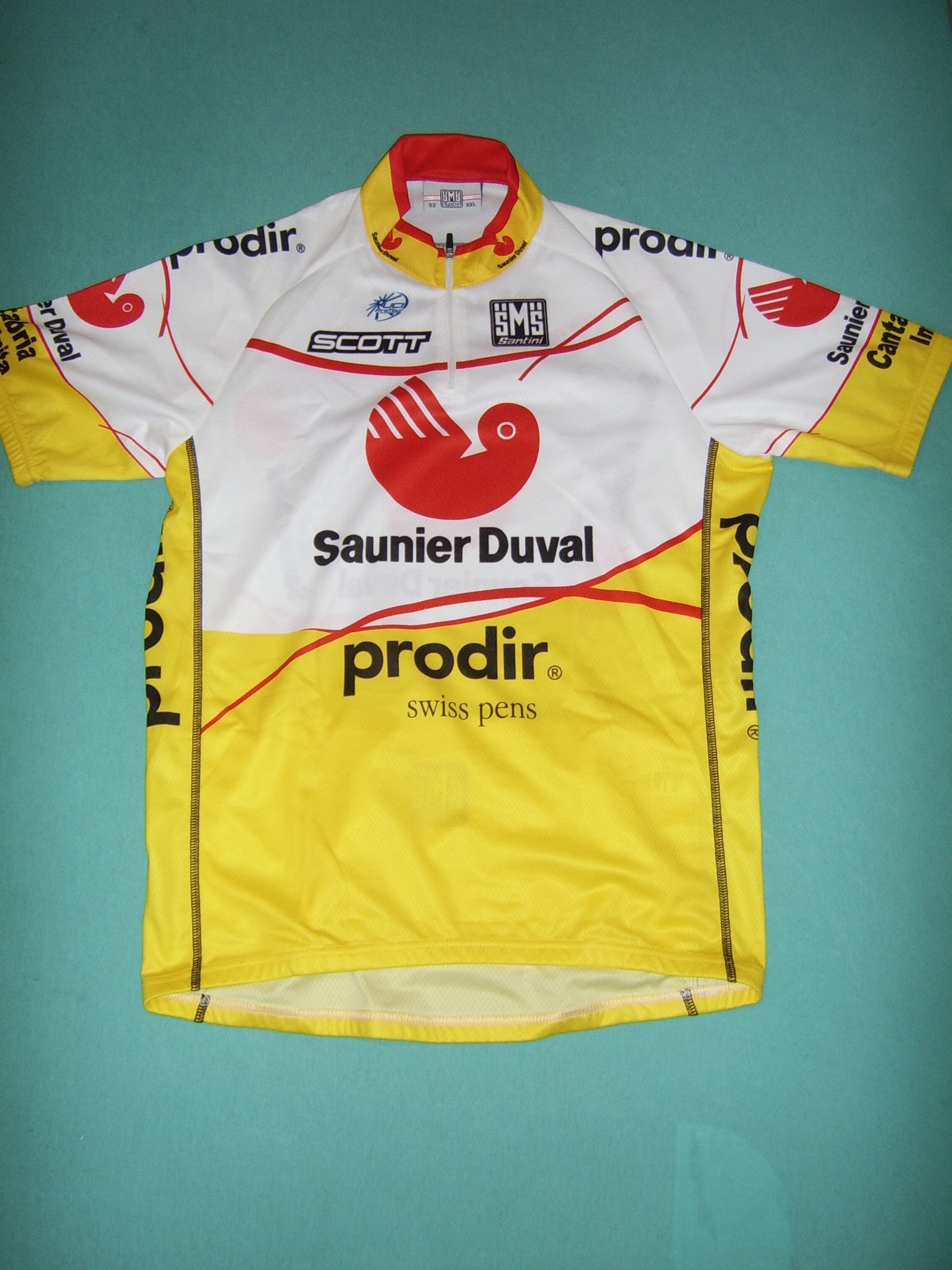 SAUNIER DUVAL (c)-PRODIR 2005 TOUR DE FRANCE CYCLING JERSEY - Ton Merckx Cycling Jerseys - Tour through the world of cycling jerseys