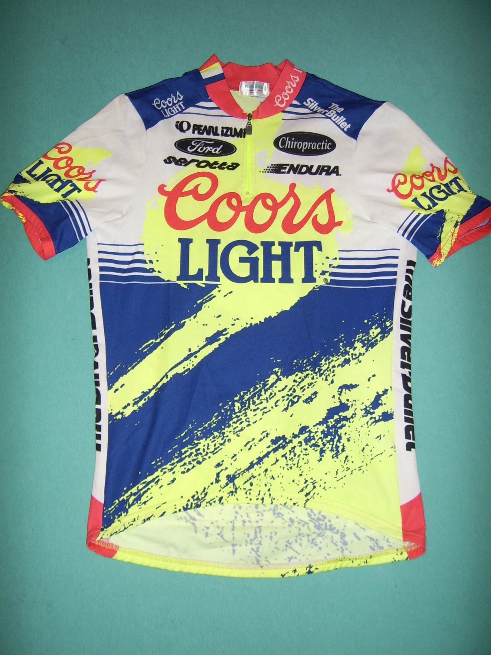 COORS LIGHT SEROTTA ENDURA 1992 1994 CYCLING JERSEY Ton Merckx Cycling Jerseys Tour through the world of cycling jerseys