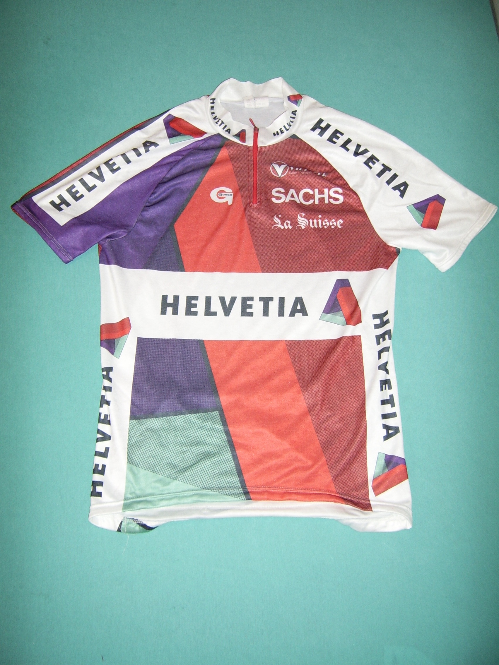 HELVETIA (c)-SACHS-LA SUISSE 1992 CYCLING SHIRT - Ton Merckx