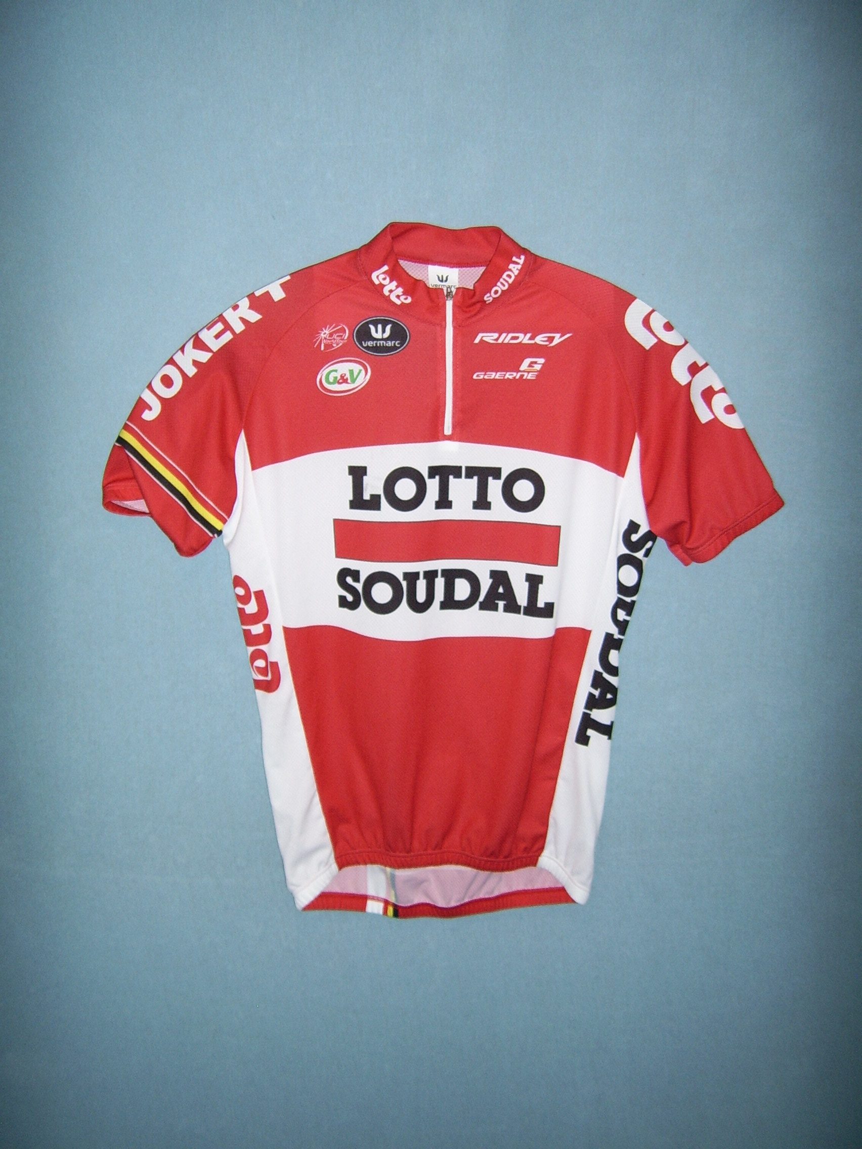 ロットソウダルLotto Soudal 長袖裏起毛サイクルジャージvermarc