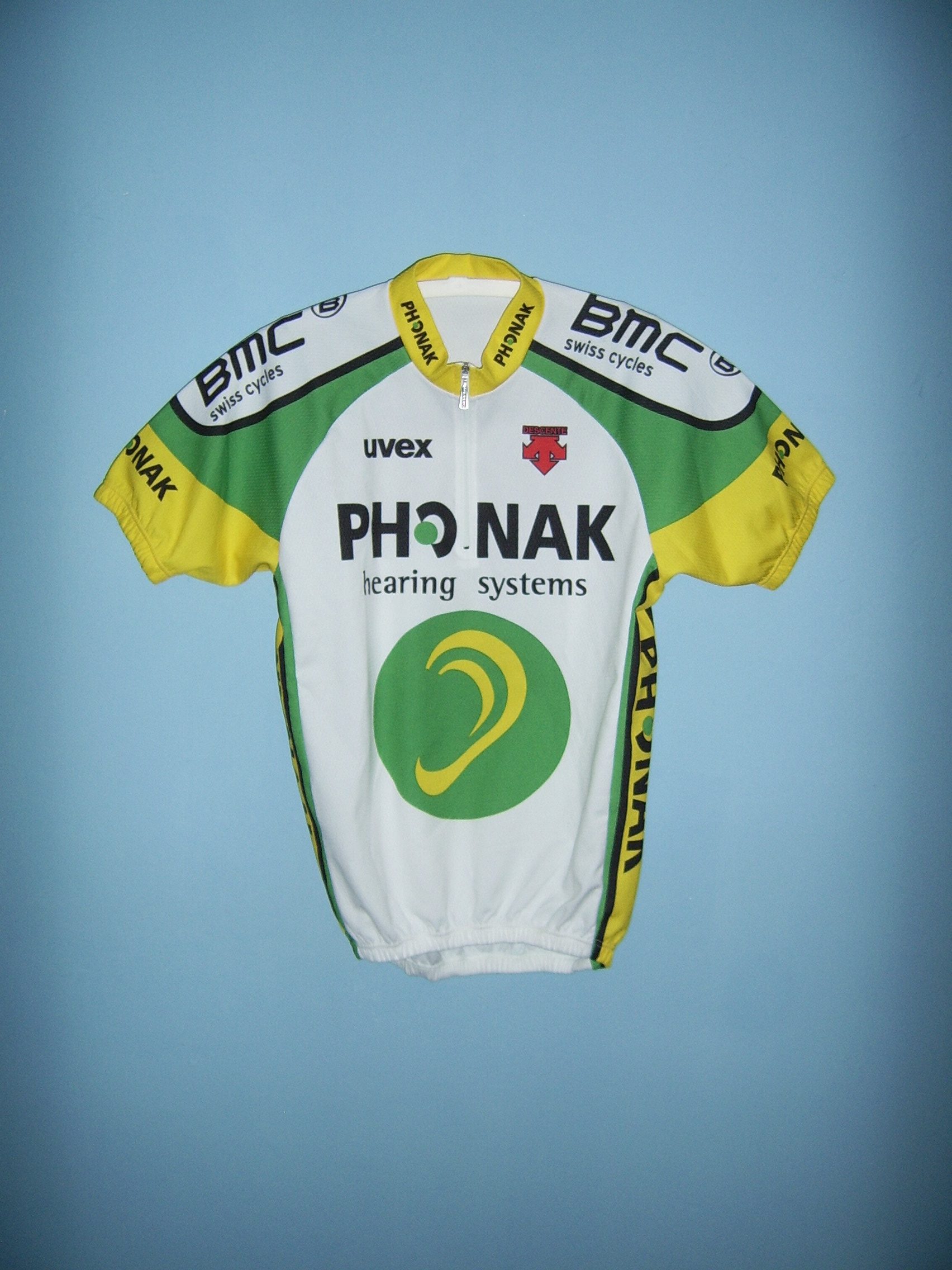 Maillot Cyclisme / Cycliste. Équipe PHONAK. Coureur Alexandre MOO