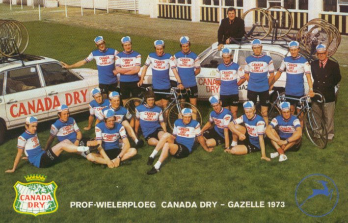 Équipe cycliste Canada Dry - Gazelle - 1973