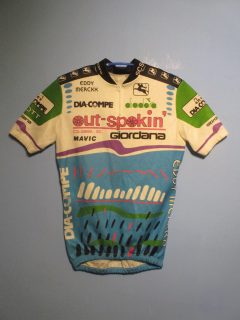 OUT SPOKIN-GIORDANA-DIA COMPE  1989   wielershirt