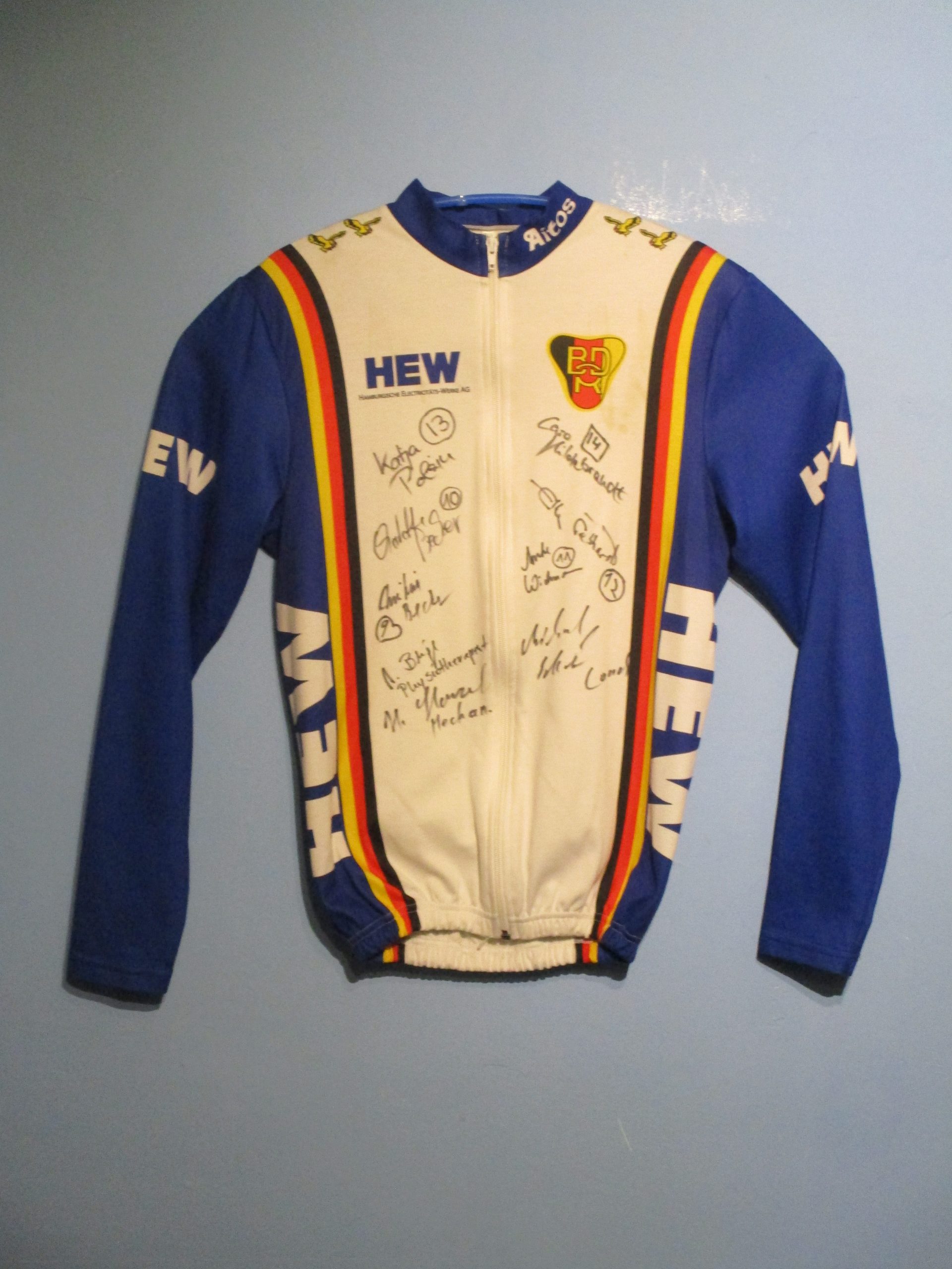 Maillot Cycliste Vintage équipe Hollande – Jaune – Alex Sport, Taille 5 – Excellent état