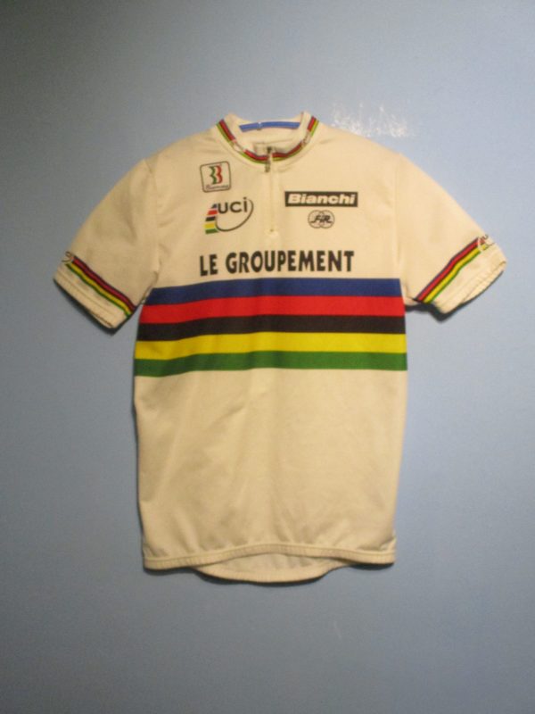 The Groupe Bianchi 1995 Rainbow Jersey